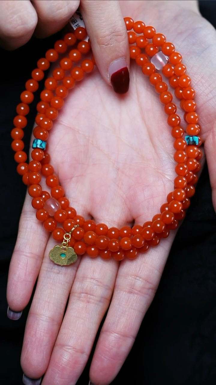 【闪购商品】南红玛瑙手串未镶嵌设计款@@sj1388