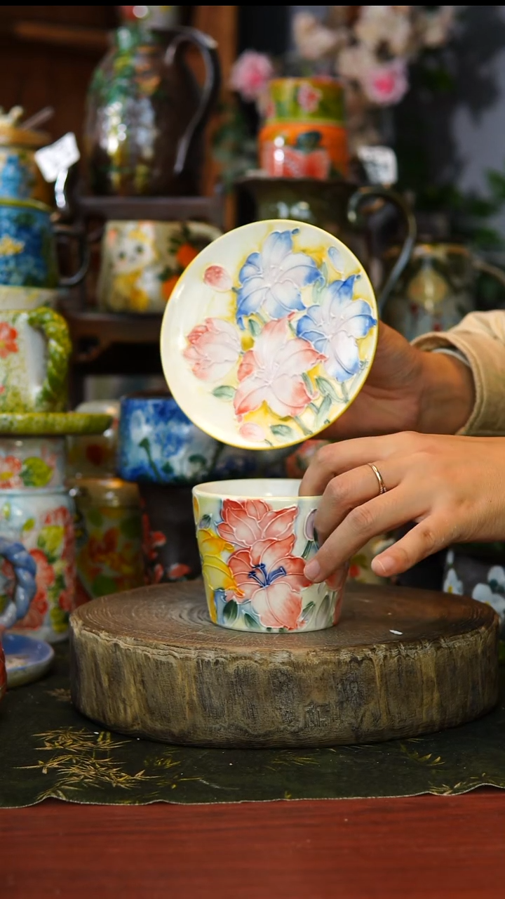 陶瓷192景德镇手工手绘釉下彩陶瓷