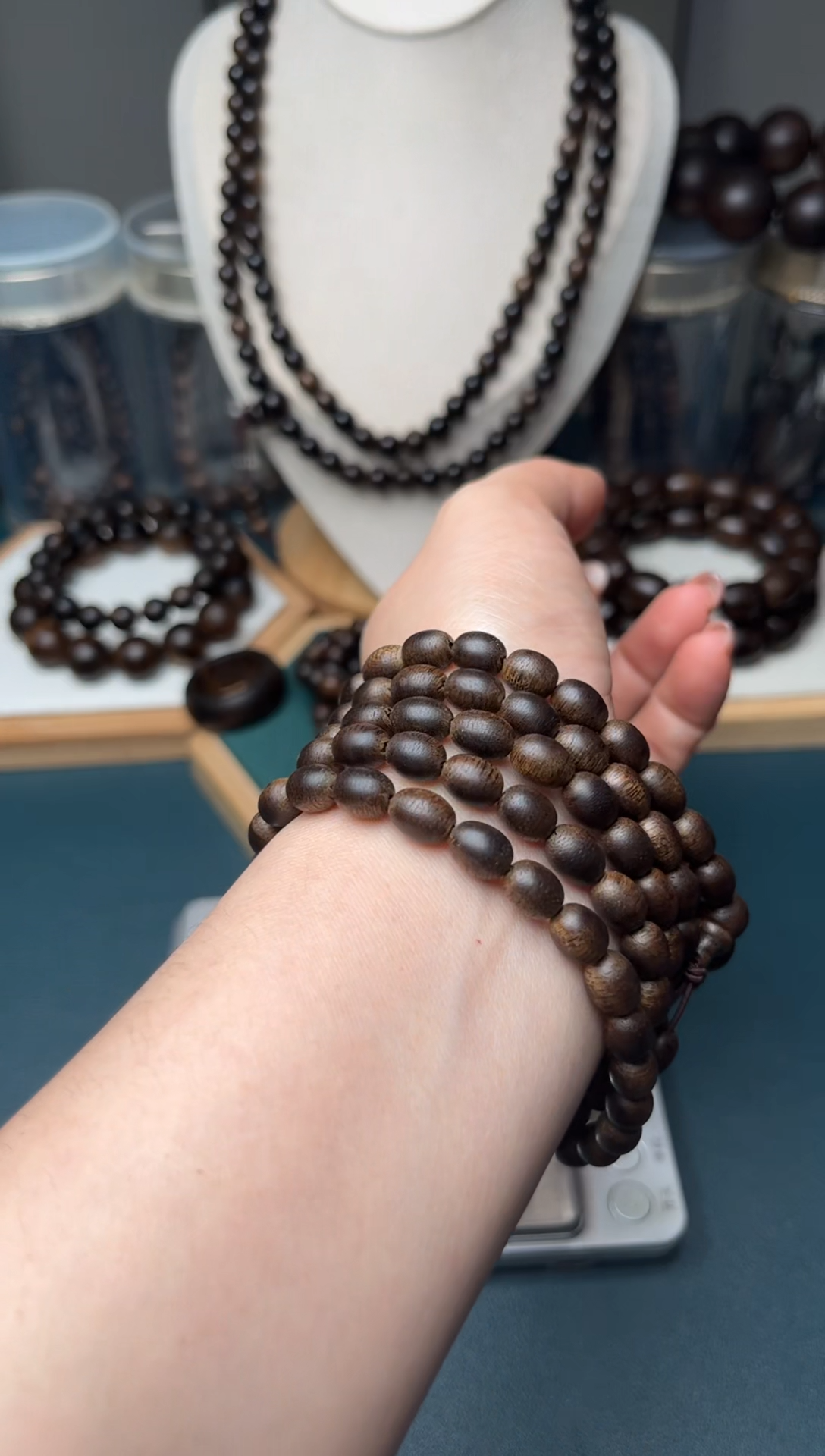 【闪购商品】沉香手串海南绿奇楠枣珠多圈