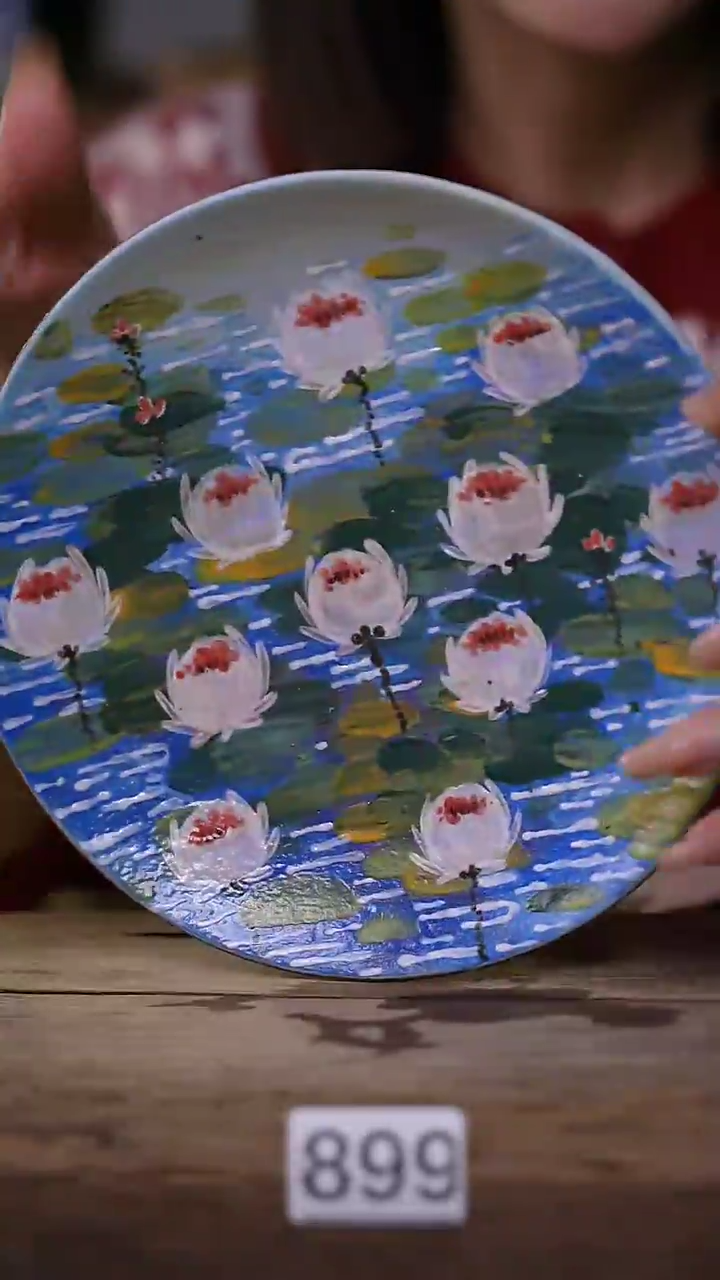 【闪购商品】瓷片油画风·彩绘·设计师石一款