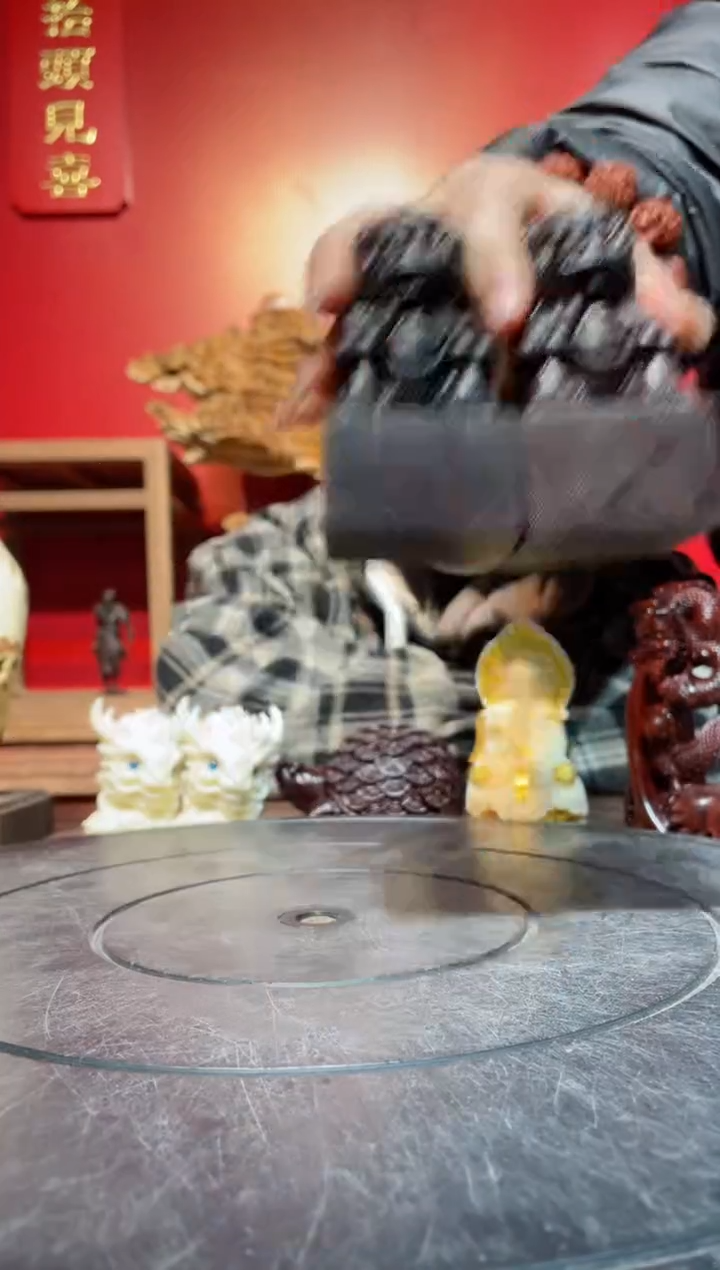 【闪购商品】风车木（黑檀木）其他(直播推荐)     小印章一对