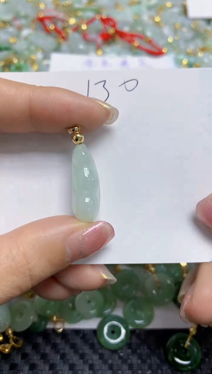 【闪购商品】翡翠颈饰合金天然A货翡翠