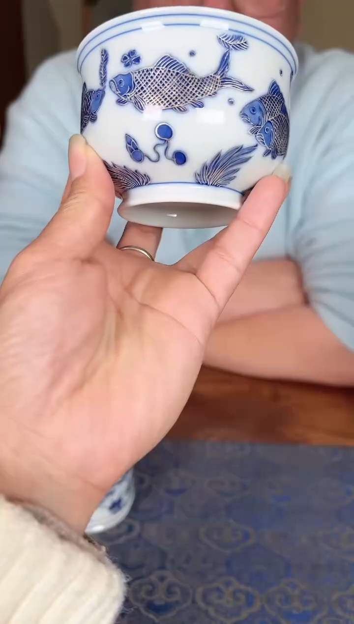 【闪购商品】壹溪风月鱼藻炉式杯