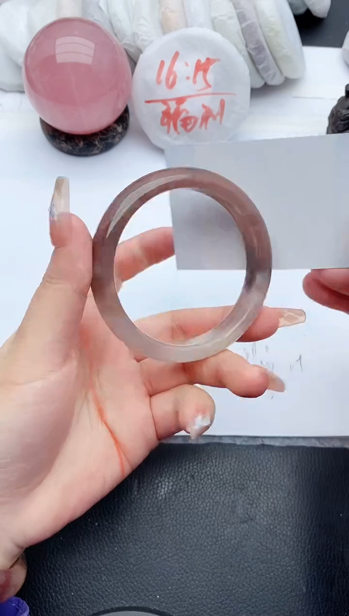 【闪购商品】石英质玉手镯未镶嵌F388+60/61