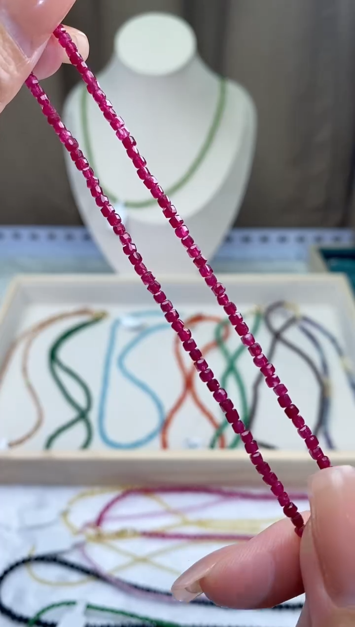 【闪购商品】红宝石颈饰14K金镶嵌诗颜甄选珠宝SYZB63