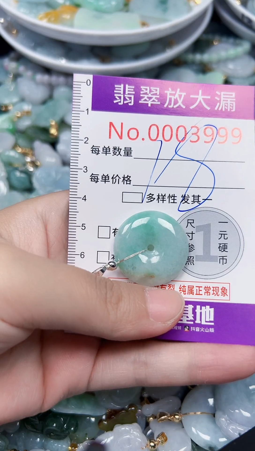 颈饰未镶嵌翡翠3999