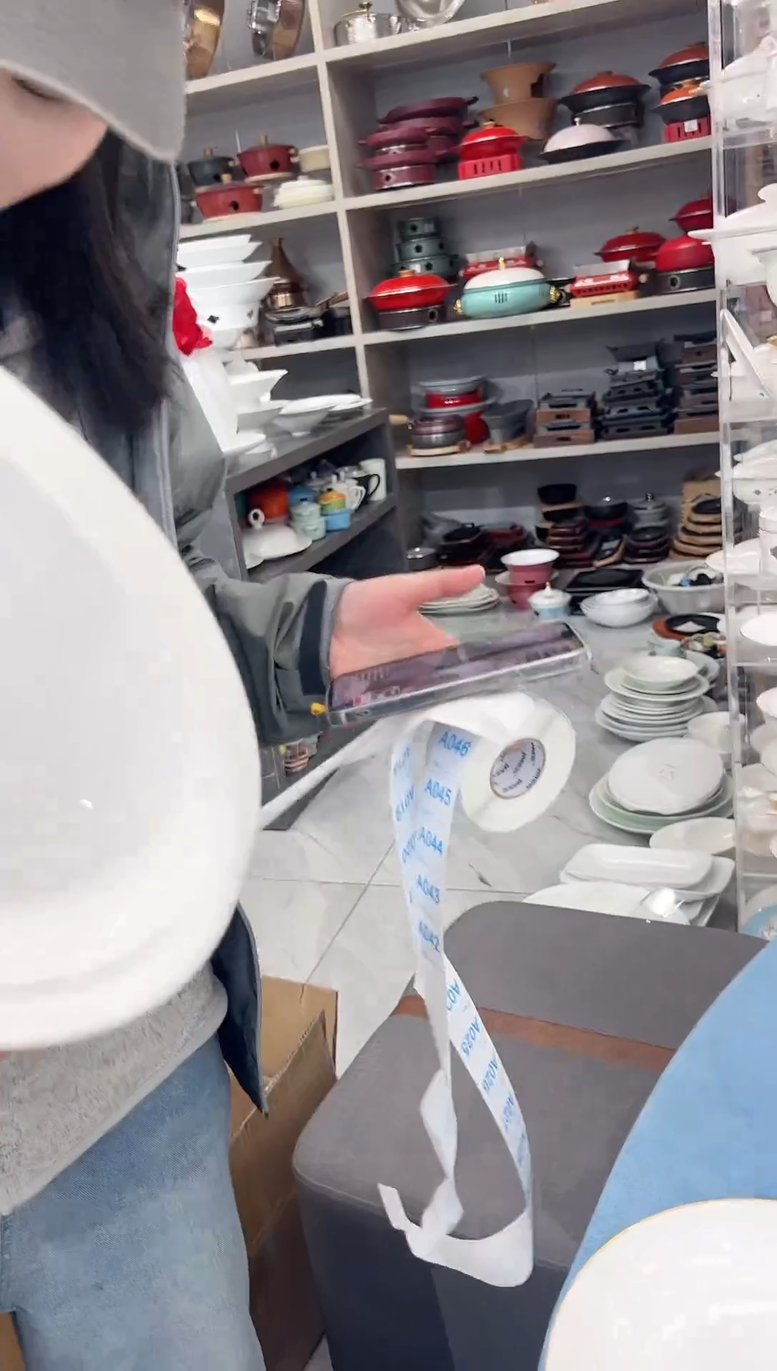 【闪购商品】盘八宝瓷器开播大蓝A014