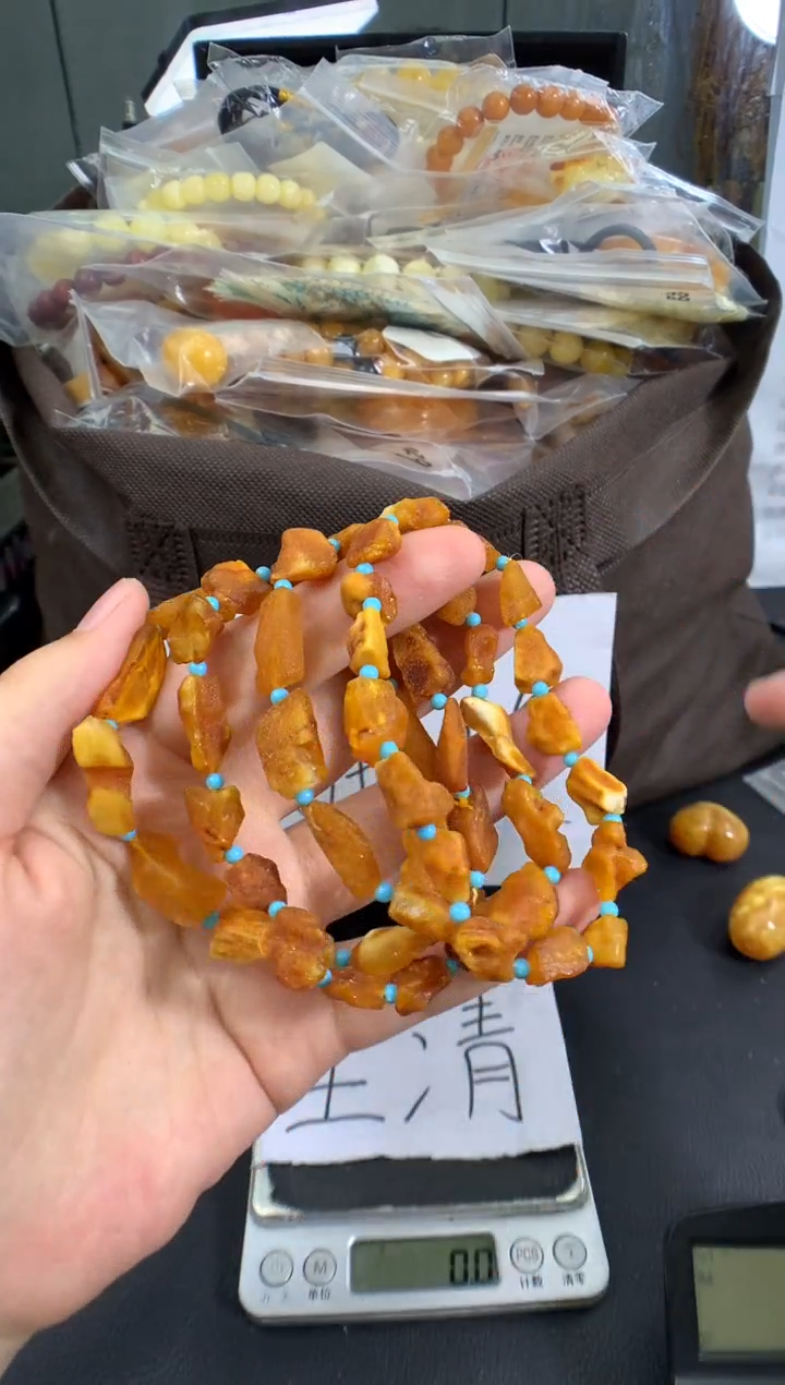 琥珀未镶嵌珠宝奇石多样性发一件