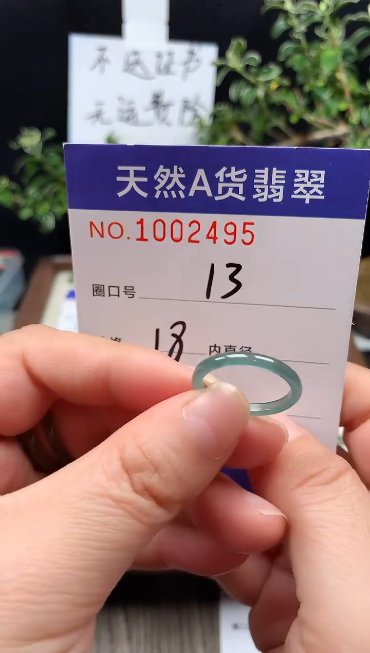 未镶嵌戒指翡翠13#