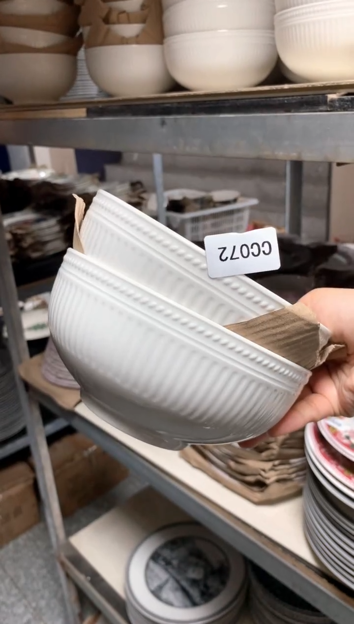 【闪购商品】瓷片陶瓷原单CC072餐具2个大