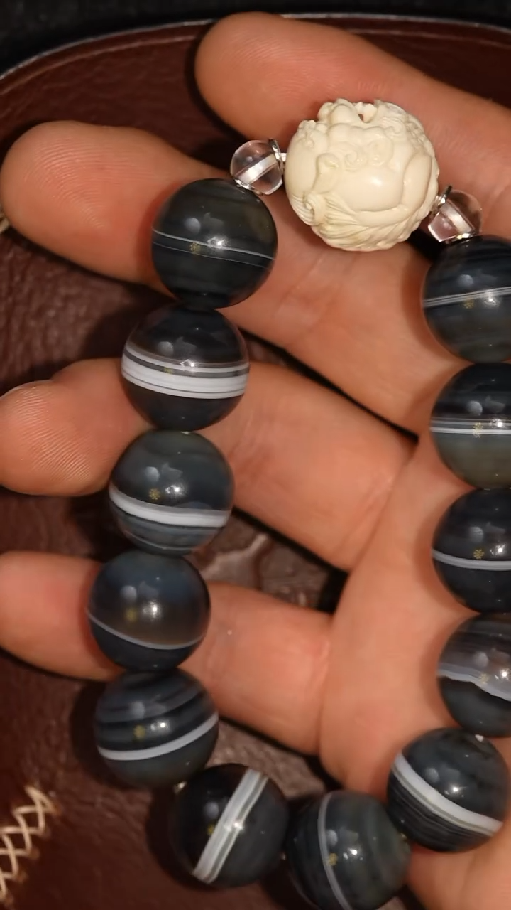 玛瑙/玉髓套链未镶嵌多样性发其一，DIY一