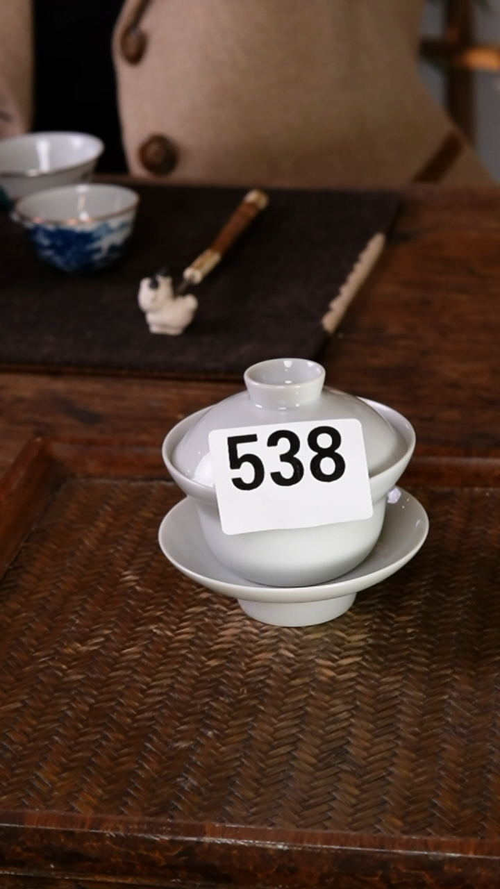 .素胎盖碗杯垫一套538