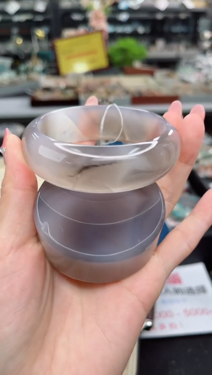 【闪购商品】石英质玉手镯未镶嵌60圈口（赠品镯心）6285324