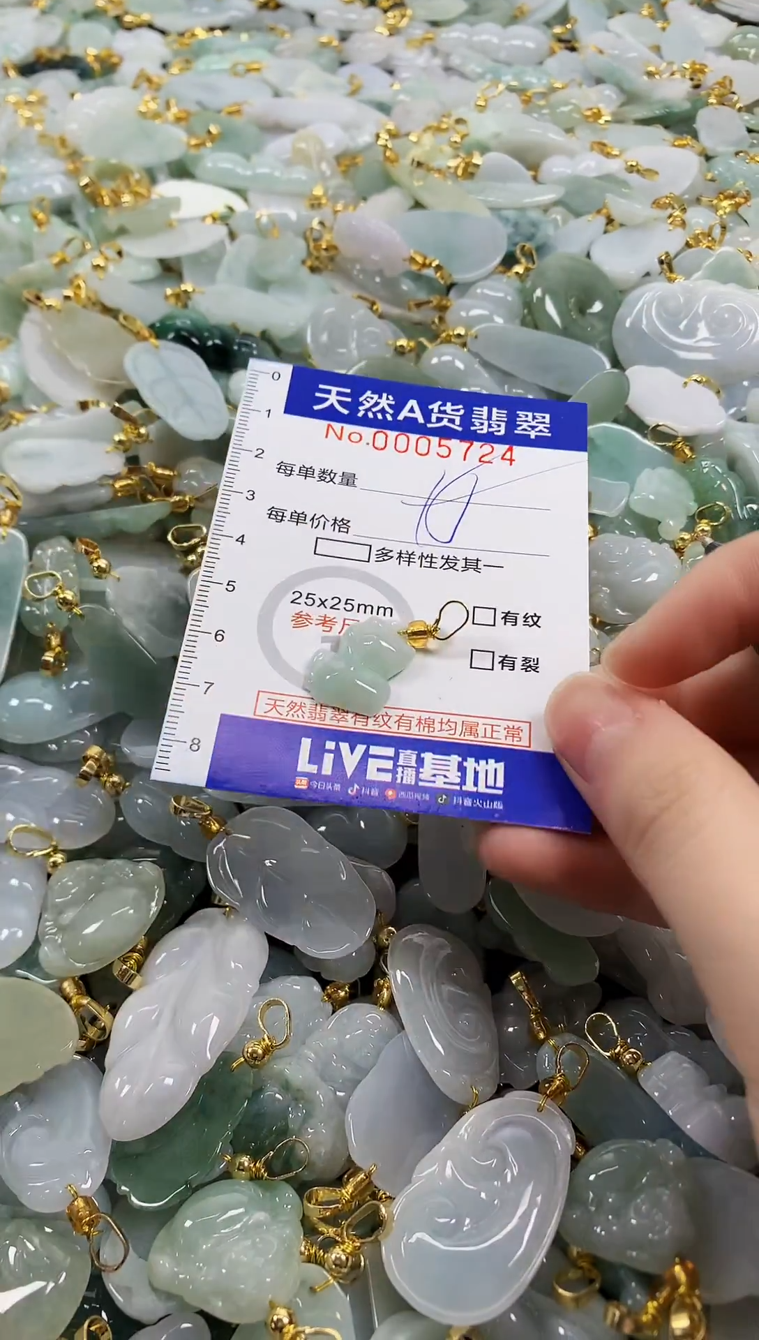 颈饰未镶嵌翡翠天然a货翡翠