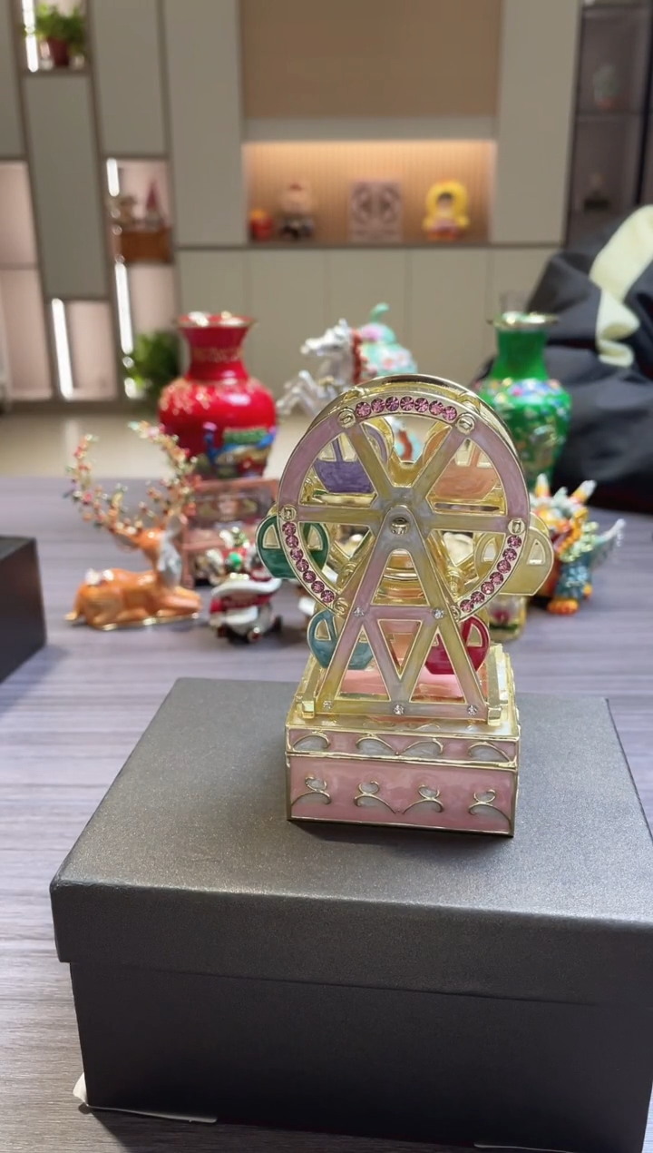 七宝烧珐琅彩首饰盒