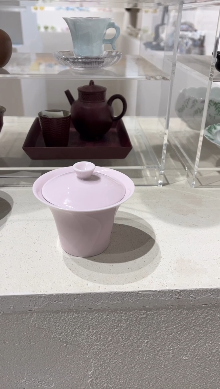 【闪购商品】YC-樱粉马蹄盖碗哈哈哈