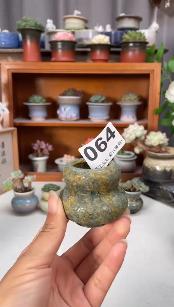 瓷片064知木小芳花盆