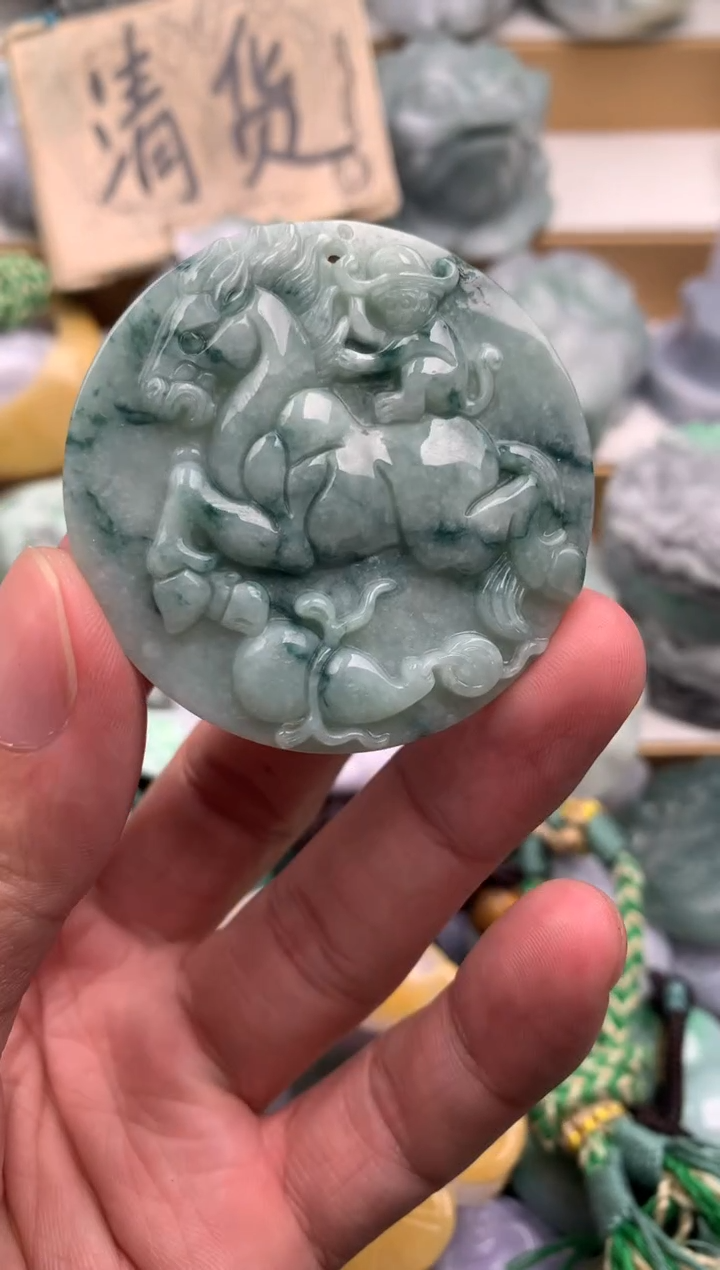 吊坠(不含链)未镶嵌翡翠1