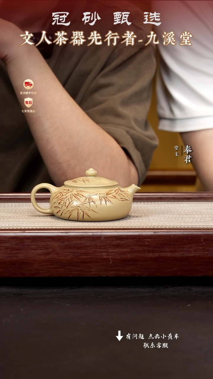 茶壶紫砂九溪堂壶s9