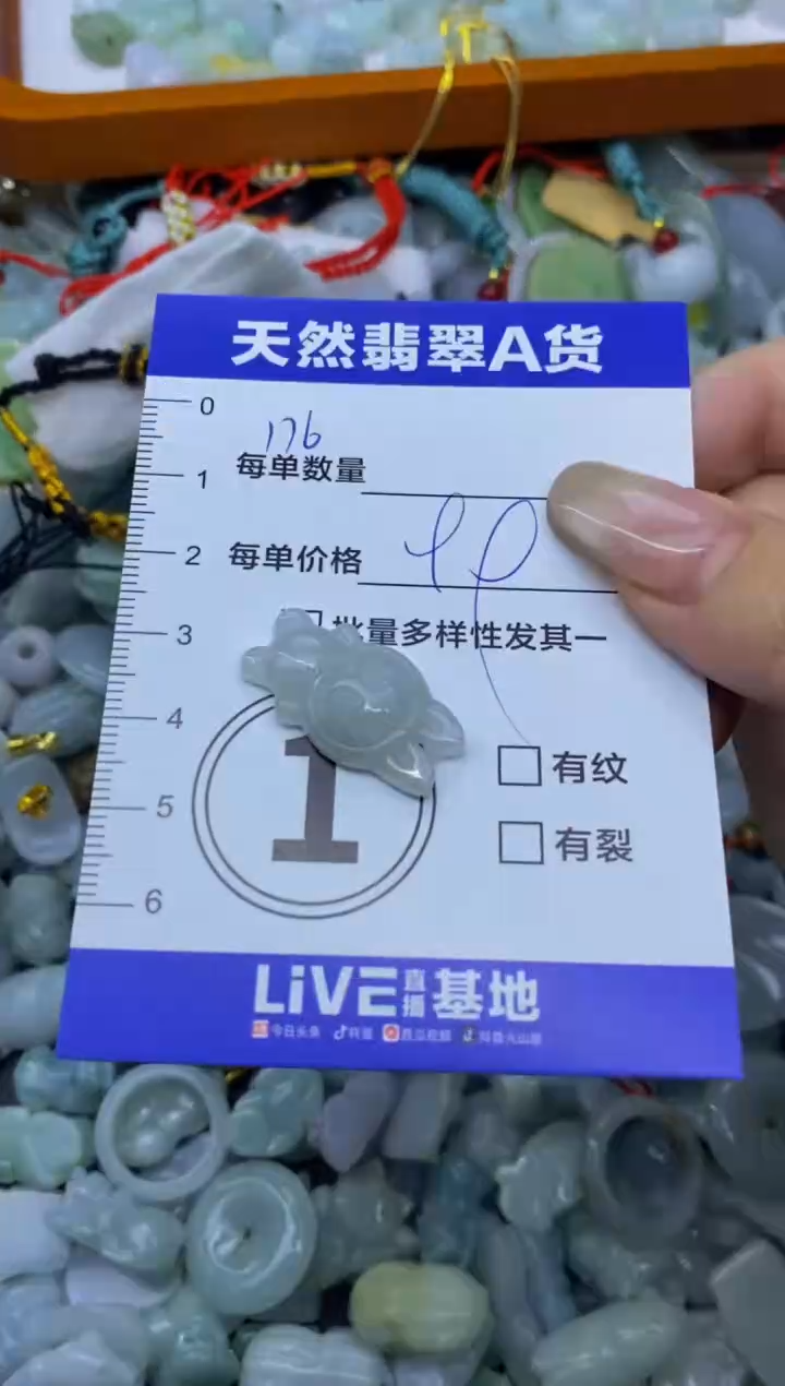 颈饰未镶嵌翡翠天然翡翠A货批量多样性发一件