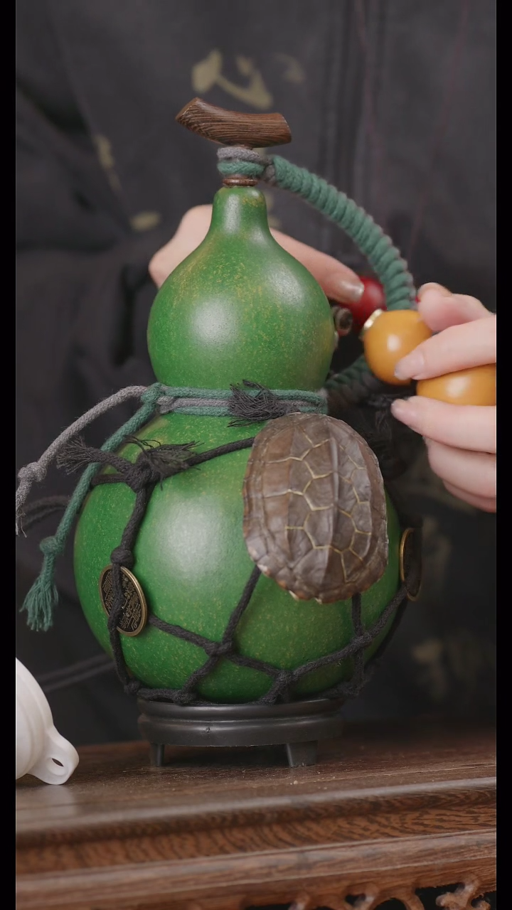 【闪购商品】29号精品天然大漆工艺防渗内胆酒葫芦~