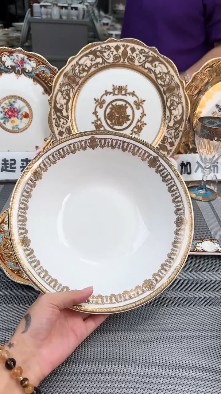 【闪购商品】瓷片9英寸汤碗 福利款