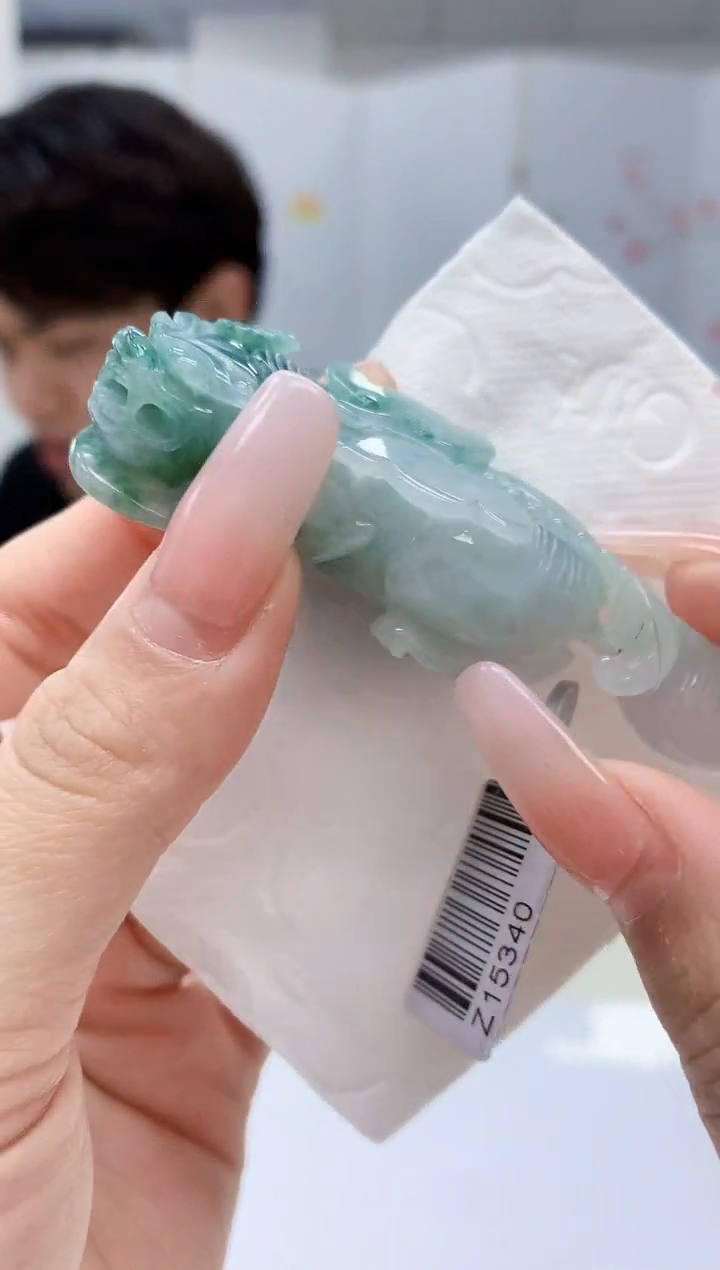 【闪购商品】定制翡翠未镶嵌5145lr-毛货挂件22