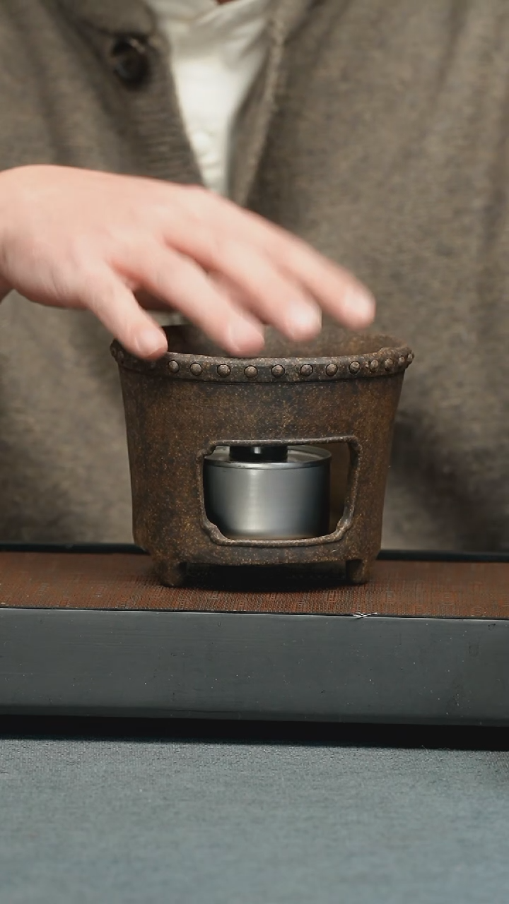 【闪购商品】炉五堂 鼓钉 煮茶炉