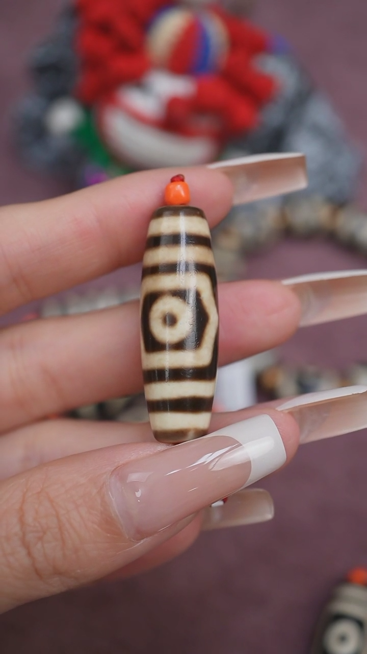 【闪购商品】玛瑙/玉髓颈饰未镶嵌蚀花玛瑙珠定制编绳