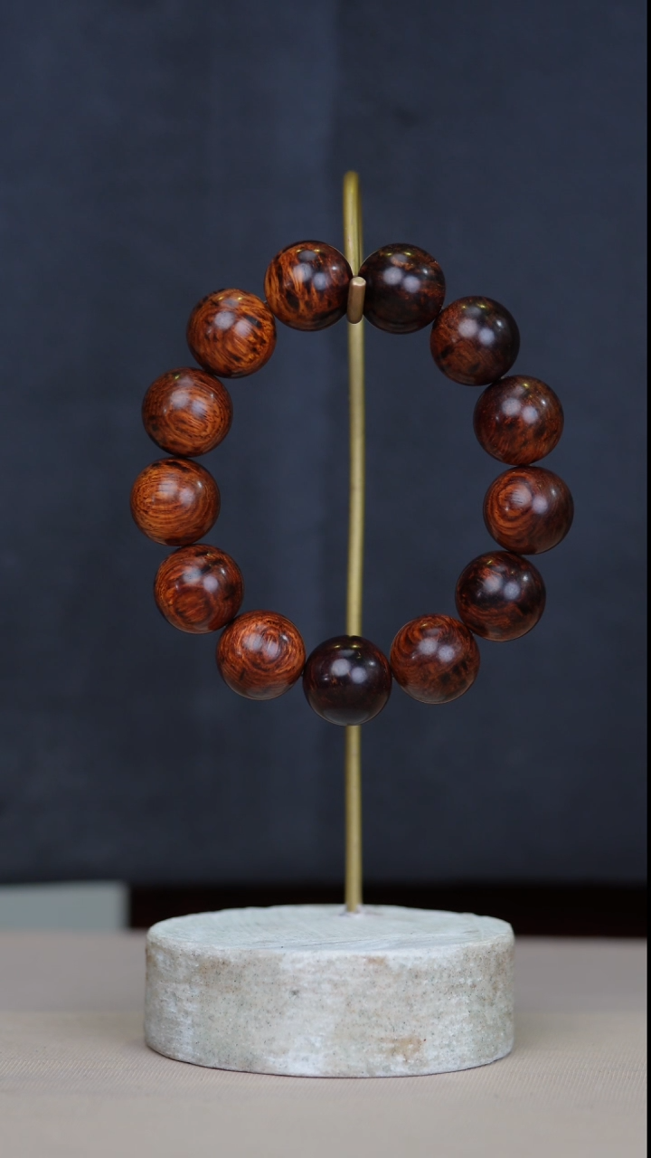 【闪购商品】黄花梨/降香黄檀手串/手链越黄芝麻点1.8手串单圈