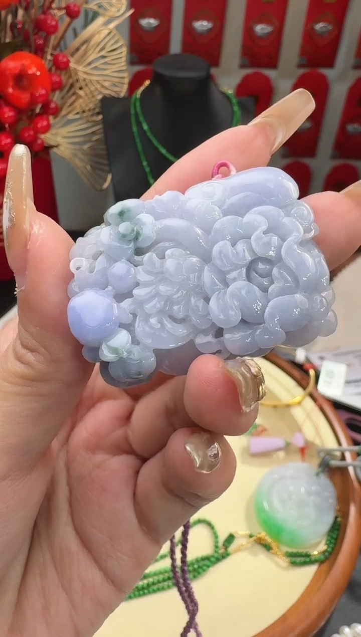 【闪购商品】翡翠颈饰未镶嵌挂件