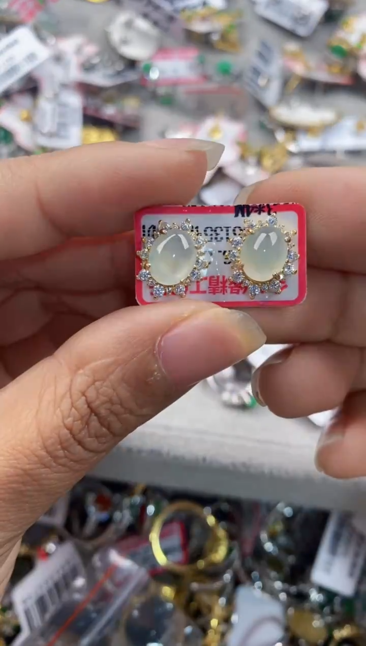 银S925镶嵌戒指翡翠333               6