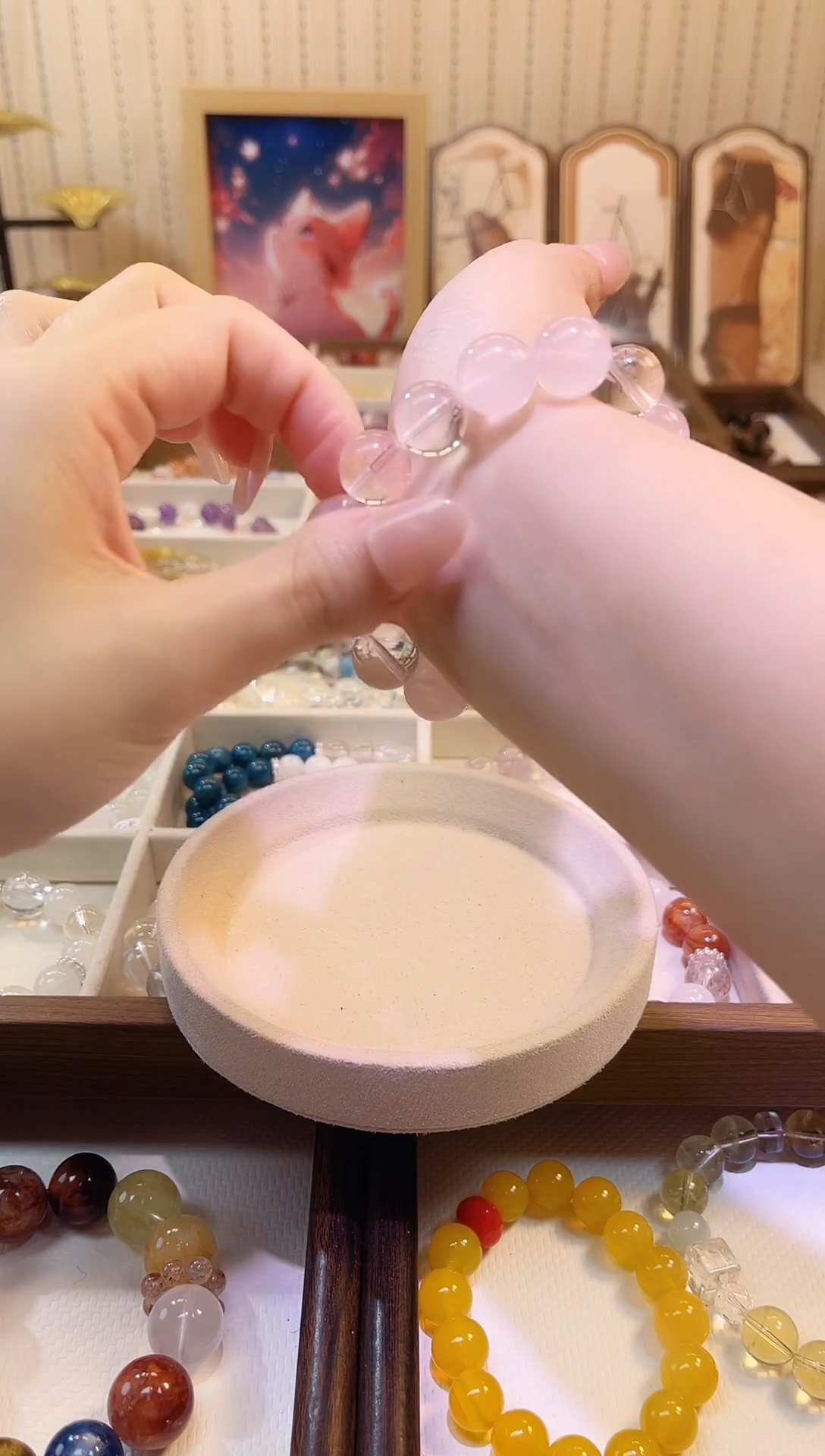 未镶嵌手串水晶1