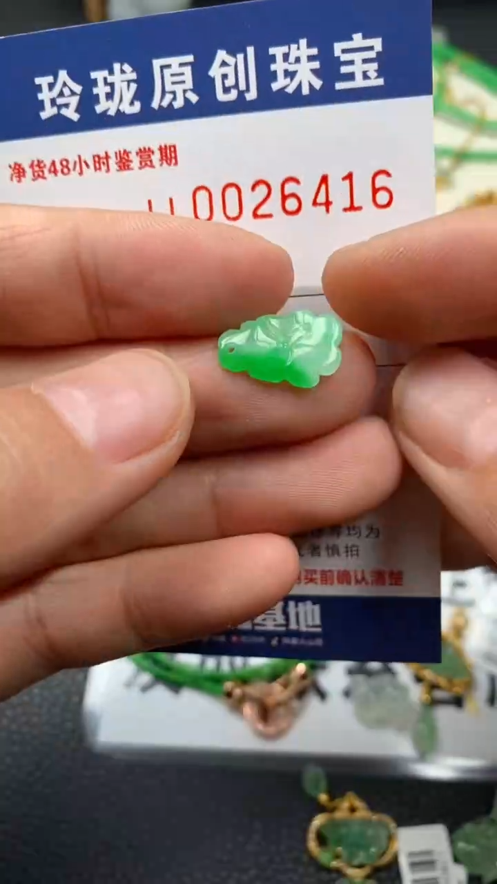 【闪购商品】翡翠颈饰未镶嵌翡翠净货26416