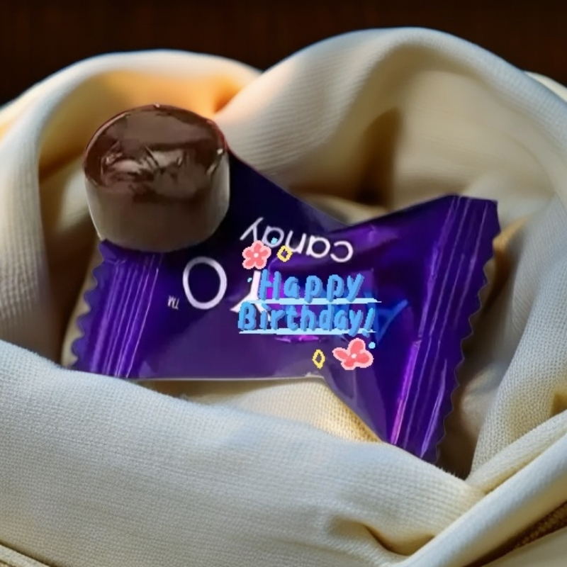 特色糖果紫色糖正品网红休闲小零食