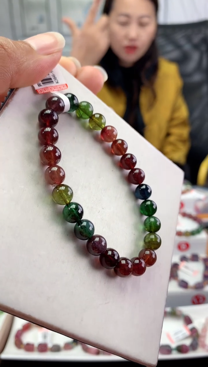 未镶嵌手串碧玺多样性发一条