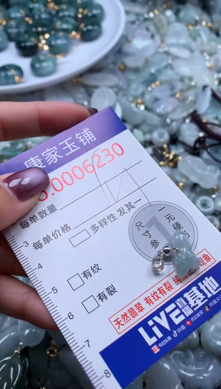 翡翠未镶嵌吊坠(不含链)6230