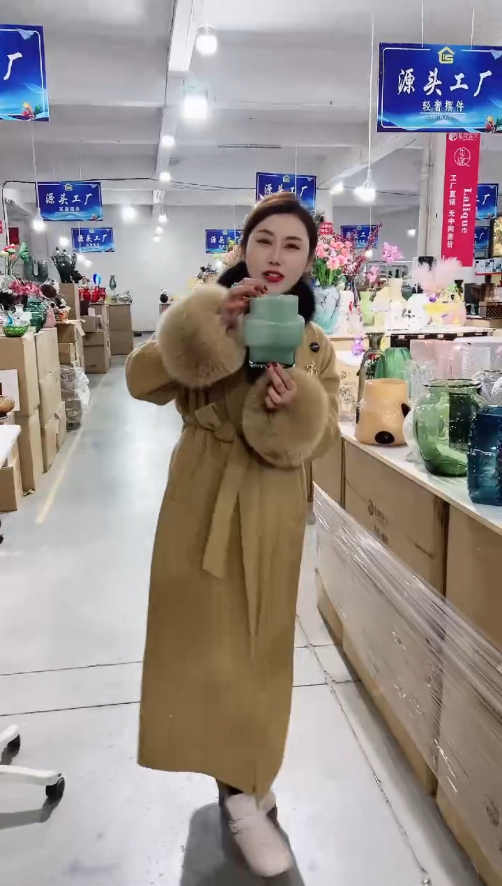 【闪购商品】玻璃私花贸易祁琪-微瑕--O28V9