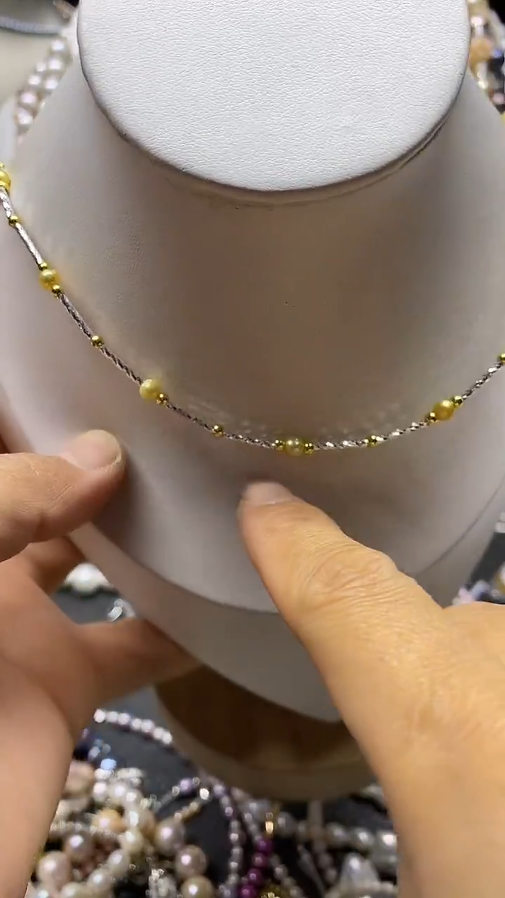 颈饰未镶嵌淡水珍珠多人