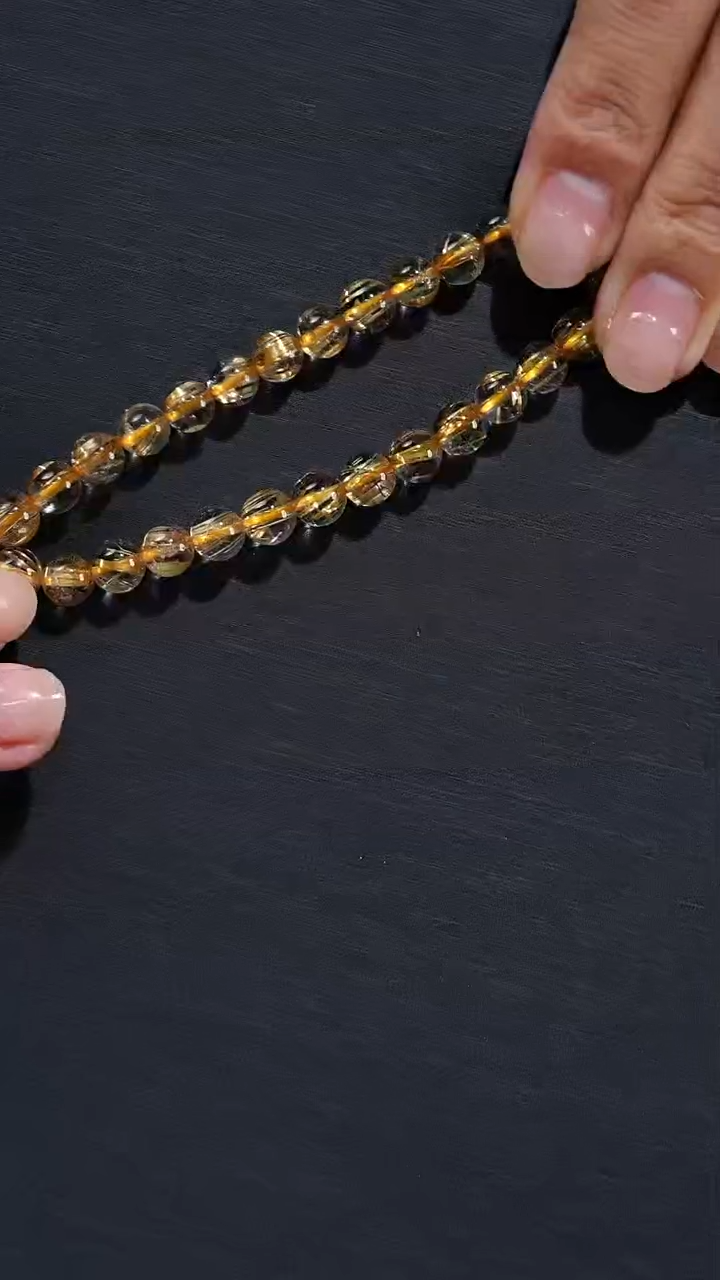 未镶嵌颈饰水晶S53755多样性发一钛晶6mm