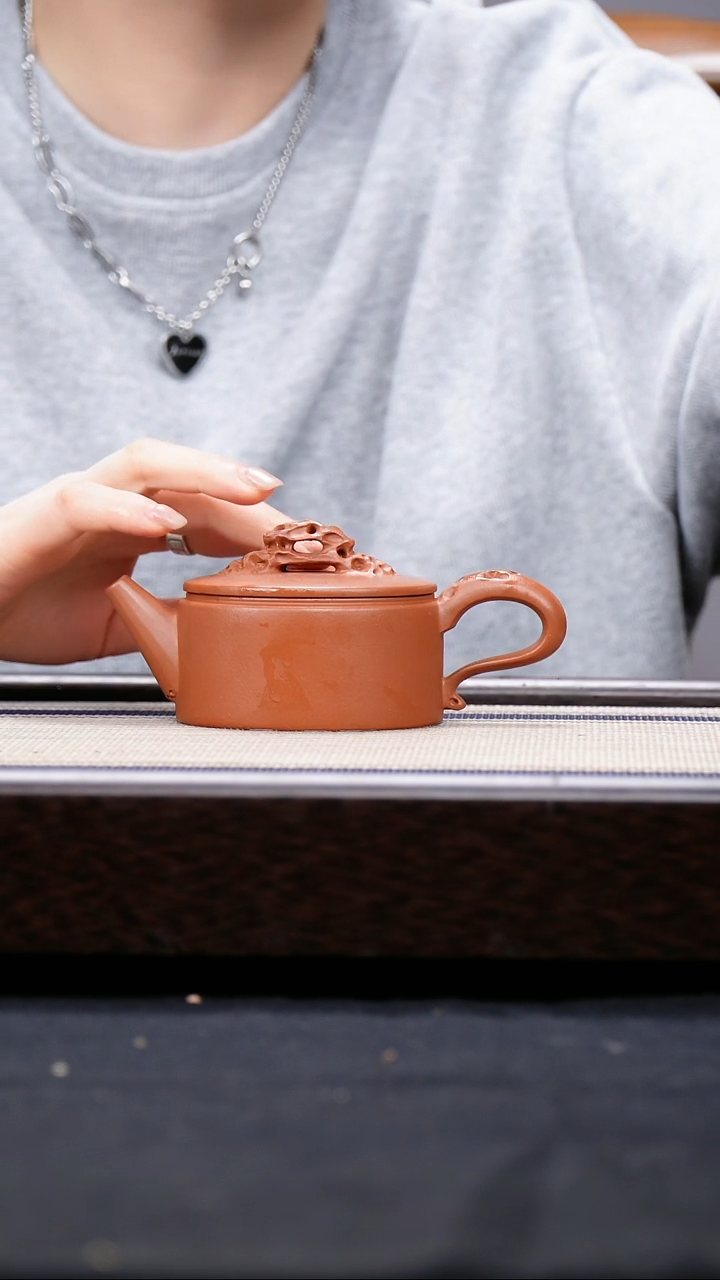 【闪购商品】紫砂茶壶小煤窑朱泥  天际壶