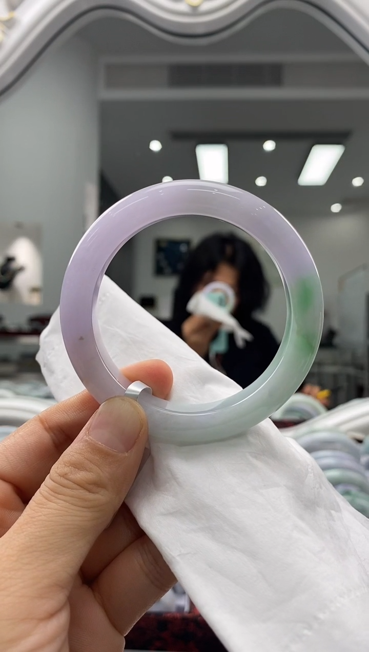 未镶嵌手镯翡翠墨*天然缅甸A货翡翠