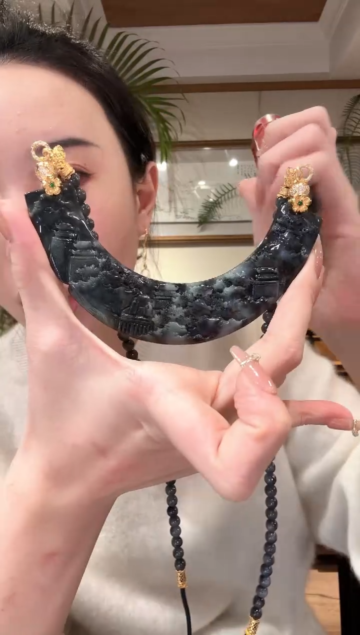 【闪购商品】翡翠颈饰未镶嵌国风