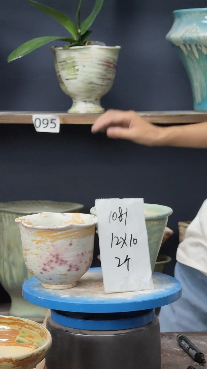 景德镇花盆默认微瑕1081