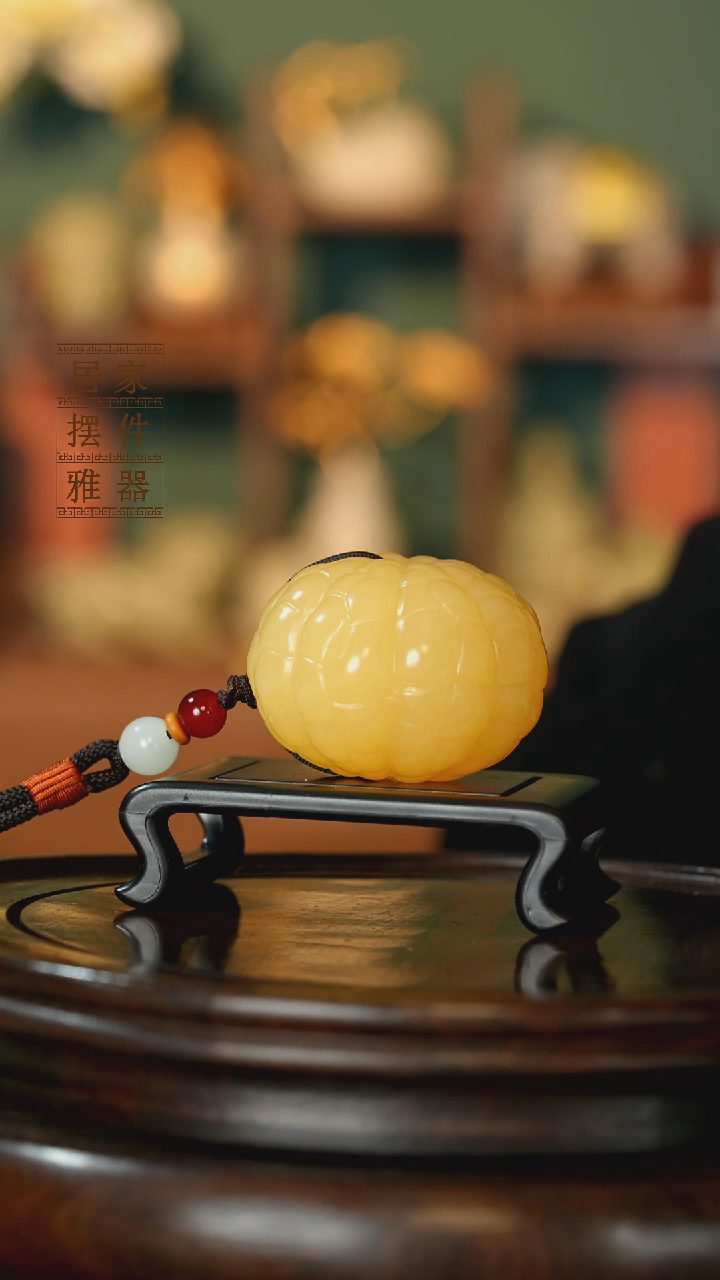 玉《大桔大利金桔》摆件