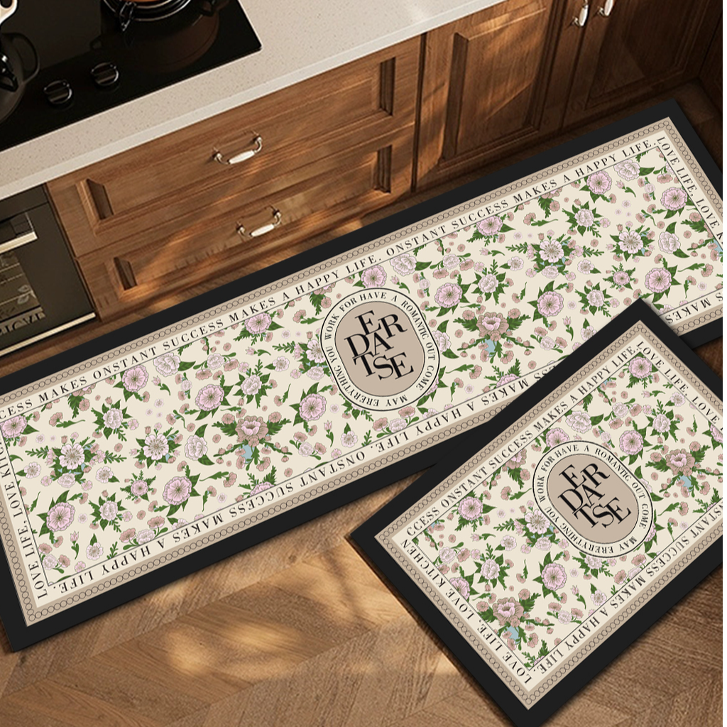 S233卫生间厨房套装吸水防滑硅藻泥垫可裁剪防滑垫子垫家用地垫