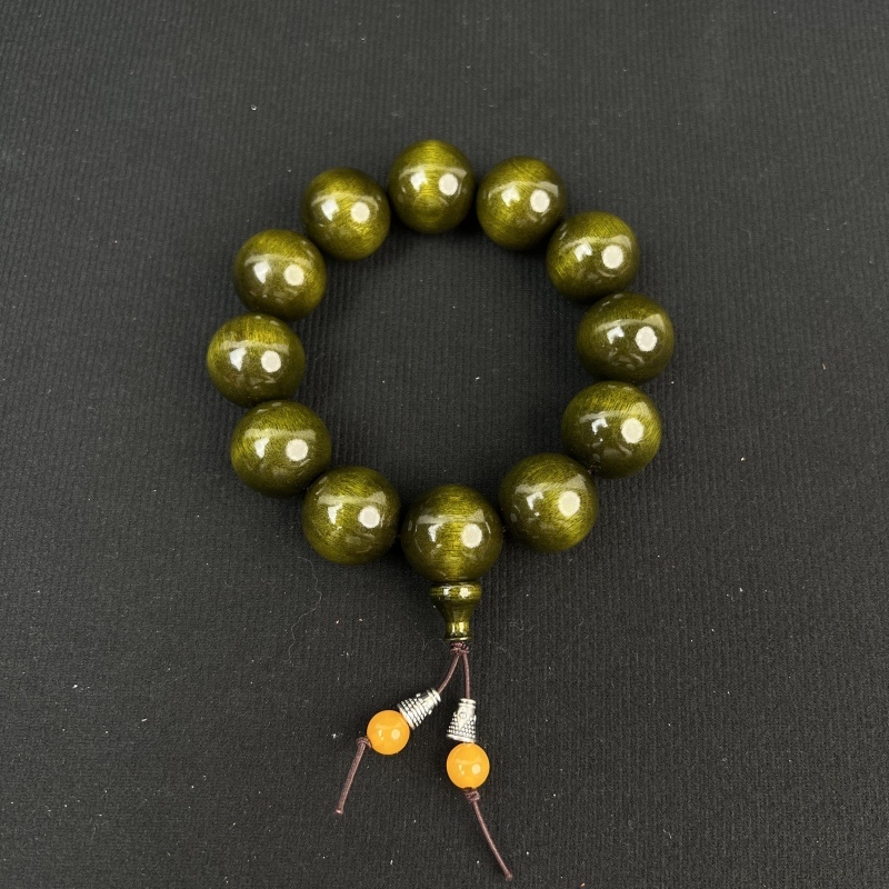 金丝楠木佛珠手串-LQ80