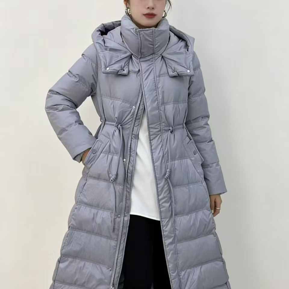 【娟娟甄选】品牌正品气质韩版保暖羽绒服3066