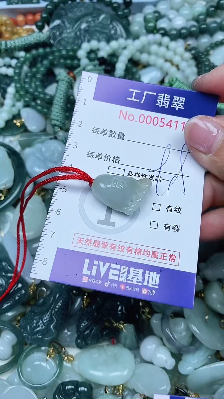 【闪购商品】翡翠吊坠(不含链)未镶嵌翡翠