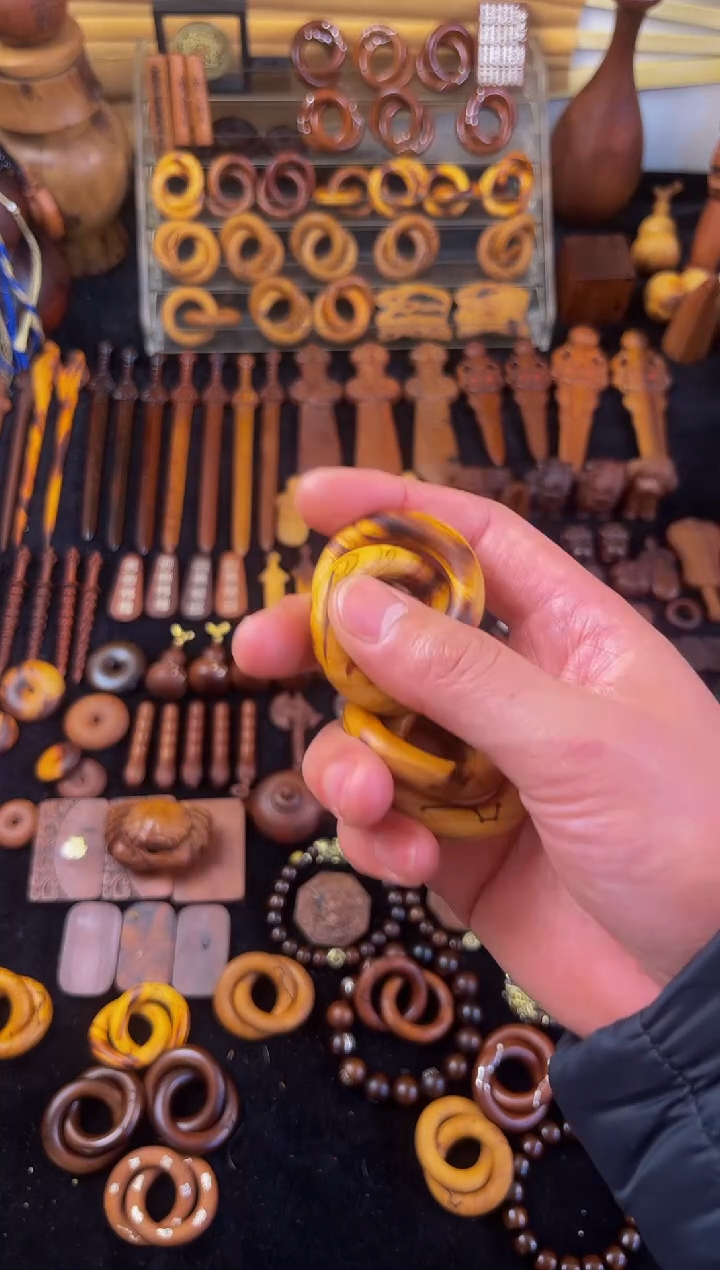 【闪购商品】木桃木小乾坤圈吊坠颜色随机发货